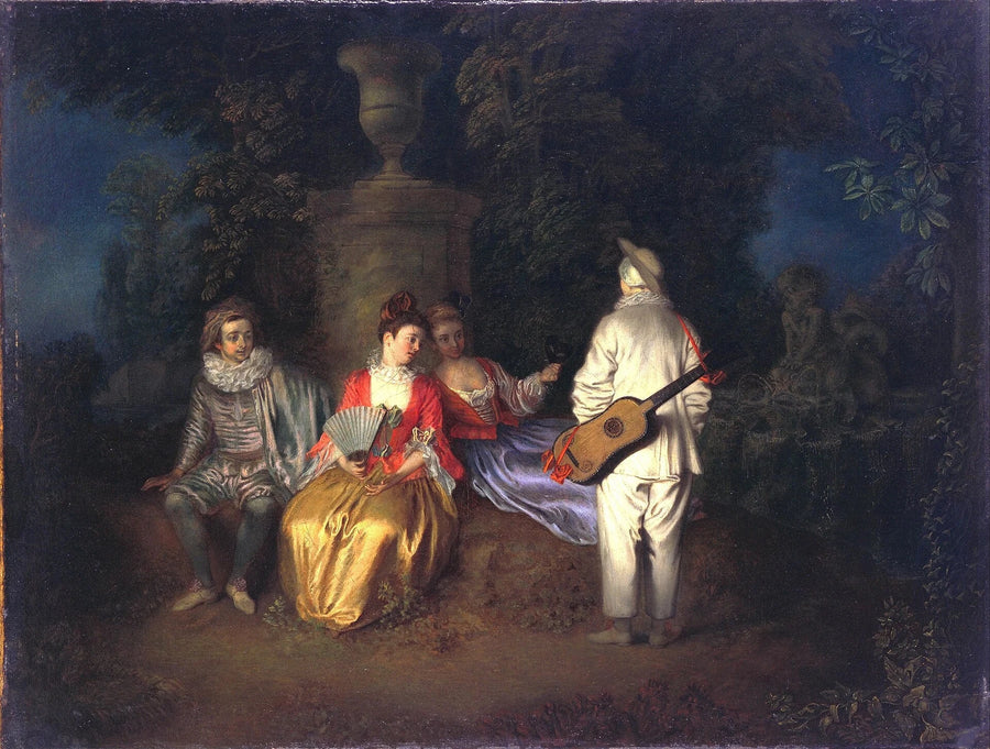 La Partie carrée - Antoine Watteau