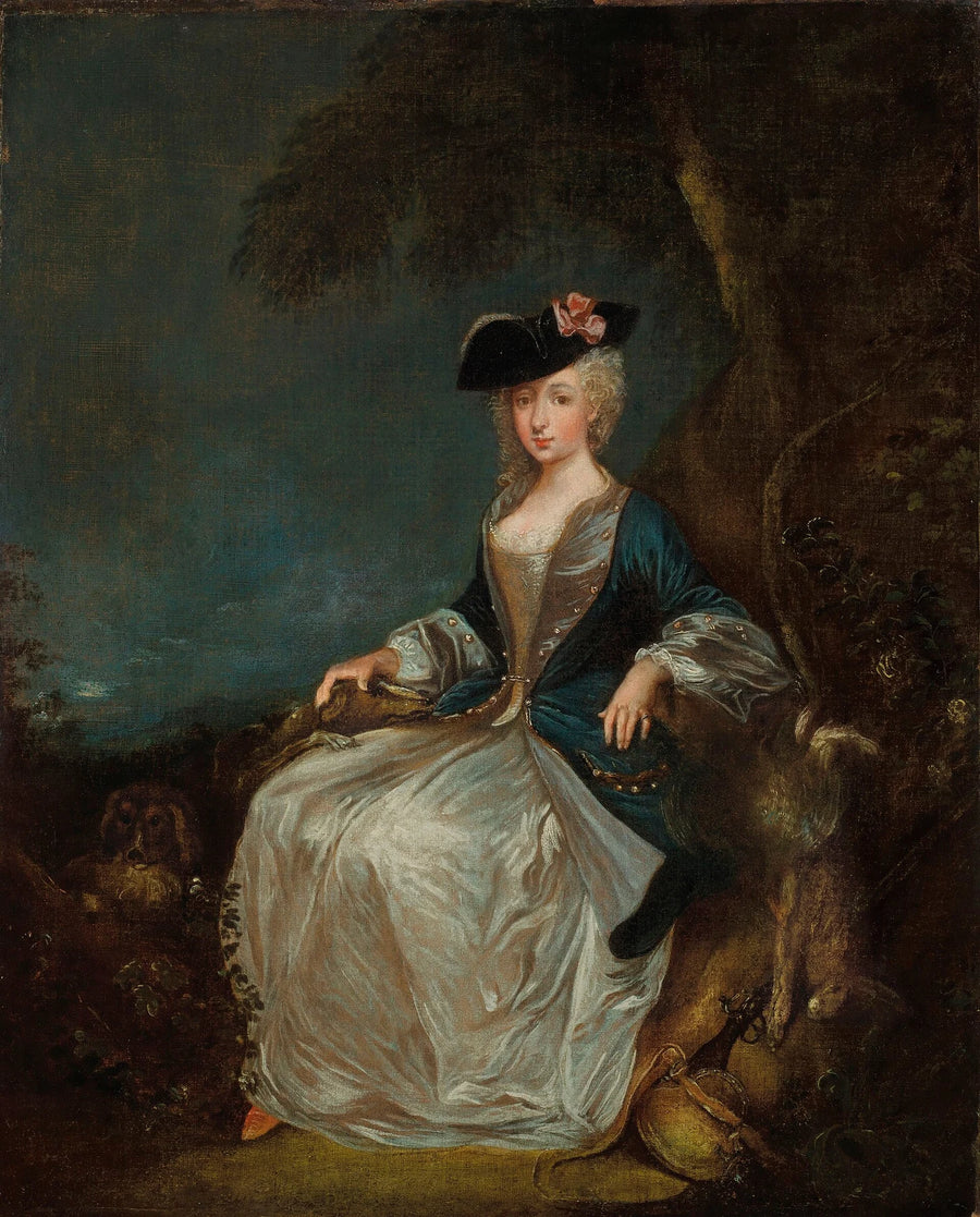 Portrait de Marie-Louise Sirois - Antoine Watteau