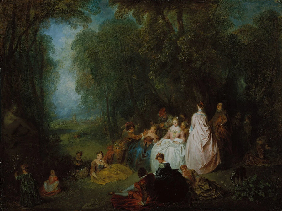 Réunion pastorale - Antoine Watteau