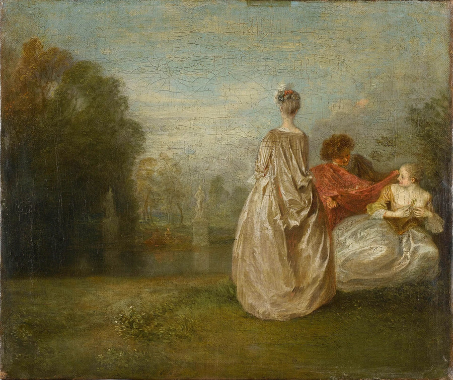 Les Deux Cousines - Antoine Watteau