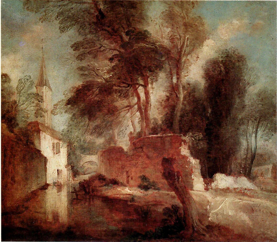La Bièvre à Gentilly, peinture d’Antoine Watteau