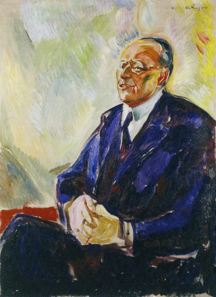 Reproduction du tableau « Anton Brünings - Edvard Munch » par Alpha Reproduction en peinture à l’huile
