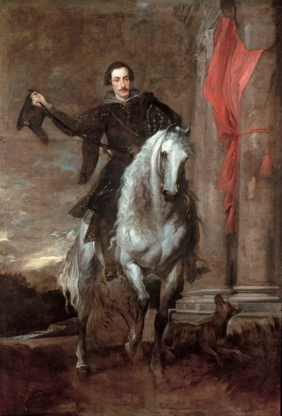 Anton Giulio Brignole At Biniciliği - Antoine van Dyck