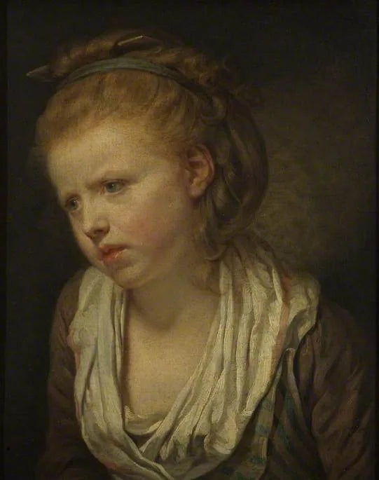 Anksiyete, Bir Kızın Başı - Jean-Baptiste Greuze