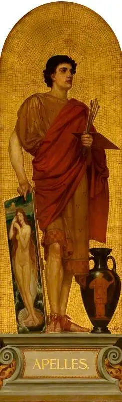 Apelle (Victoria ve Albert Müzesi için bir mozaik projesi) - Edward Poynter