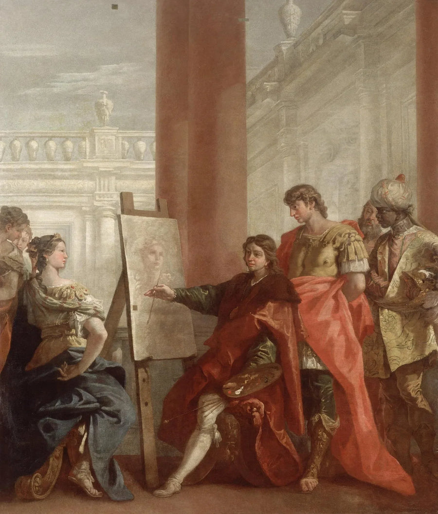 Apelles Campaspa Tablosu - Sebastiano Ricci