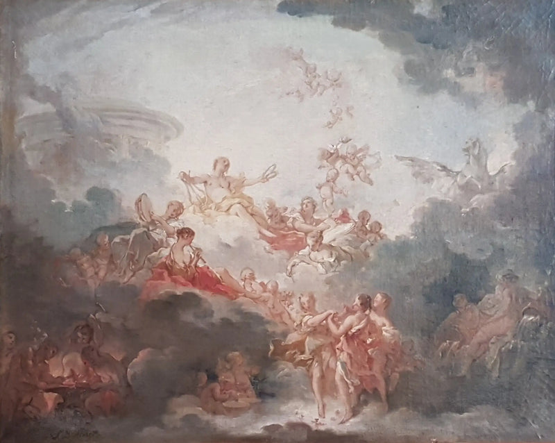 Apollon Sanatları Taçlandırıyor - François Boucher