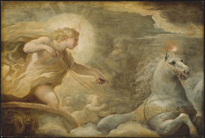 Apollon Araba'sında - Luca Giordano