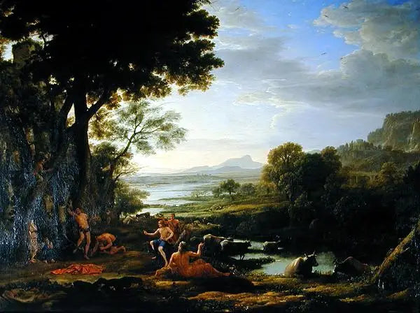 Apollon Marsyas'ı Soyarken - Claude Lorrain