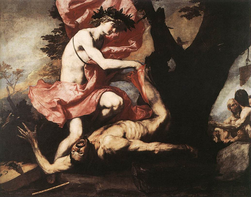 Apollon Marsyas'ı Soyarken - Jusepe de Ribera