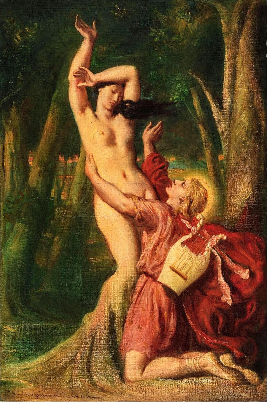 Apollon ve Daphné - Théodore Chassériau