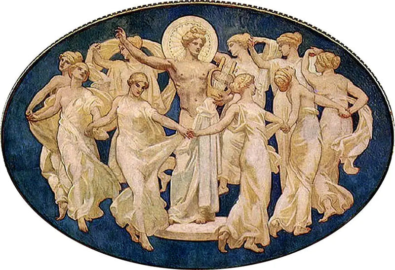 Apollon ve Müzler - John Singer Sargent