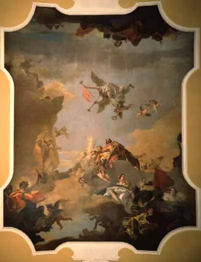 Angelo della Vecchia'nın Apothéose'u - Giovanni Battista Tiepolo