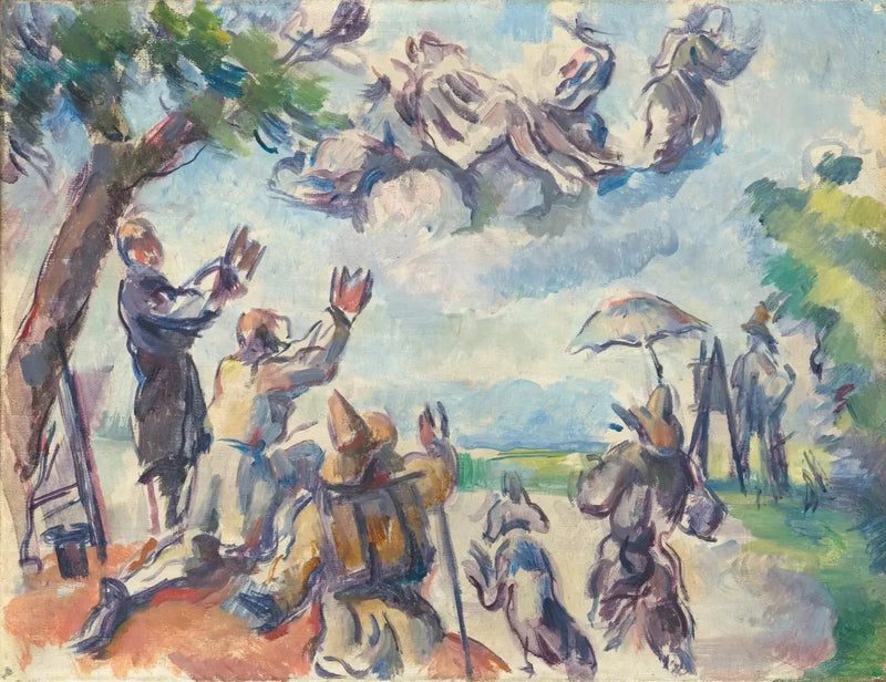 Delacroix'in Apoteozi - Paul Cézanne