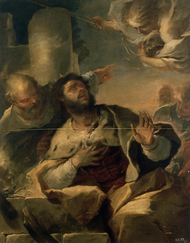 İsrail Kralı Davut'a Meleğin Görünüşü - Luca Giordano
