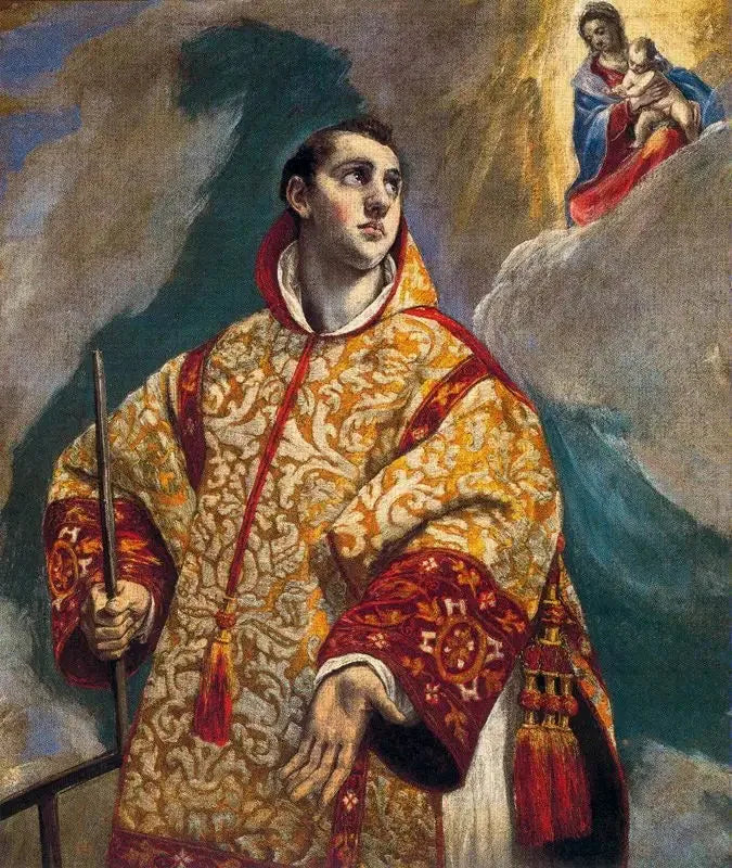 San Lorenzo'da Meryem Ana'nın Görünüşü - El Greco