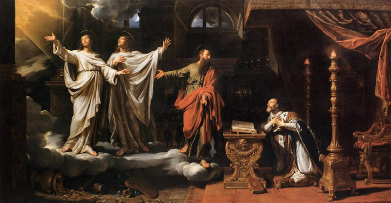 Saint Gervais ve Saint Protais'in Saint Ambroise'ta Görünüşü - Philippe de Champaigne