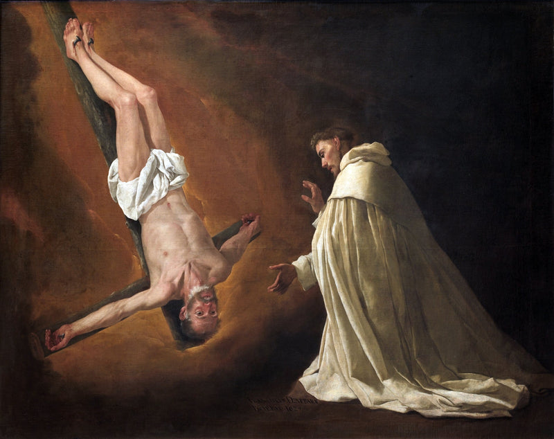Aziz Petrus'un Aziz Petrus Nolasque'daki Görünüşü - Francisco de Zurbarán