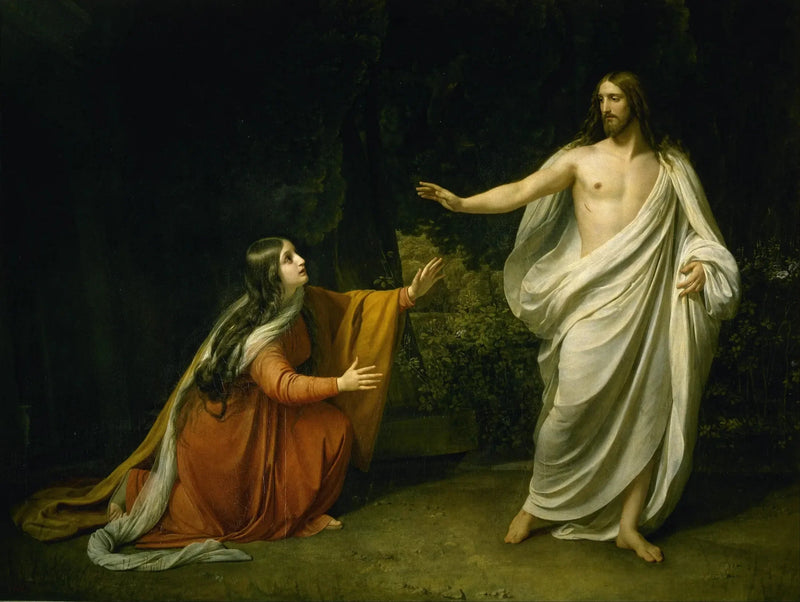 İsa'nın Diriliş Sonrası Meryem-Magdalena'ya Görünüşü - Alexandre Ivanov