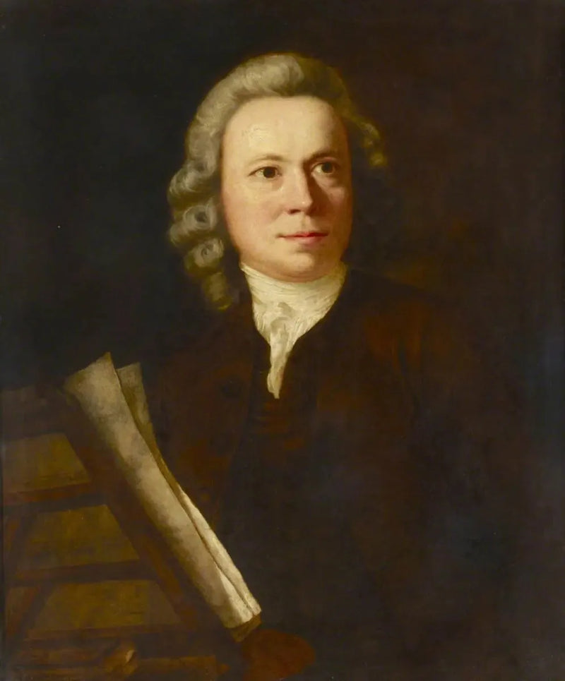 « Johann Christoph Pepusch (1667–1752) » - Joshua Reynolds