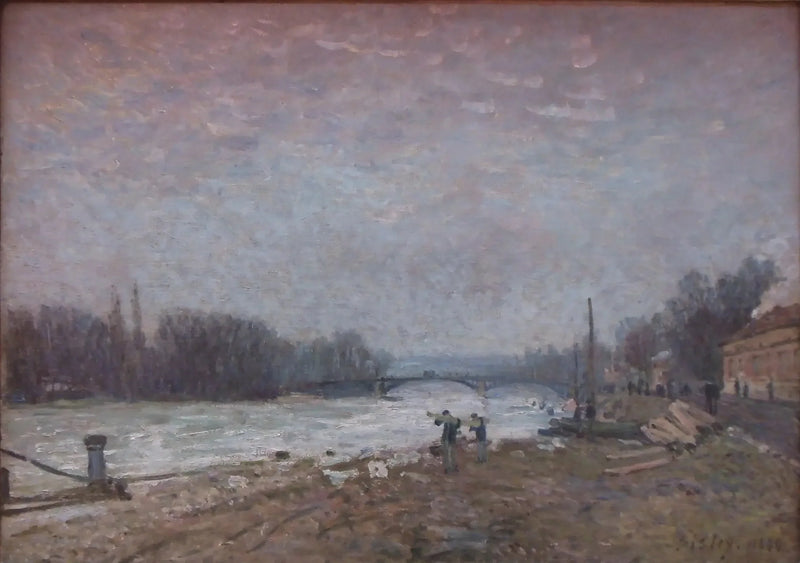 Çöküşten Sonra, Suresnes Köprüsü'nde Seine - Alfred Sisley