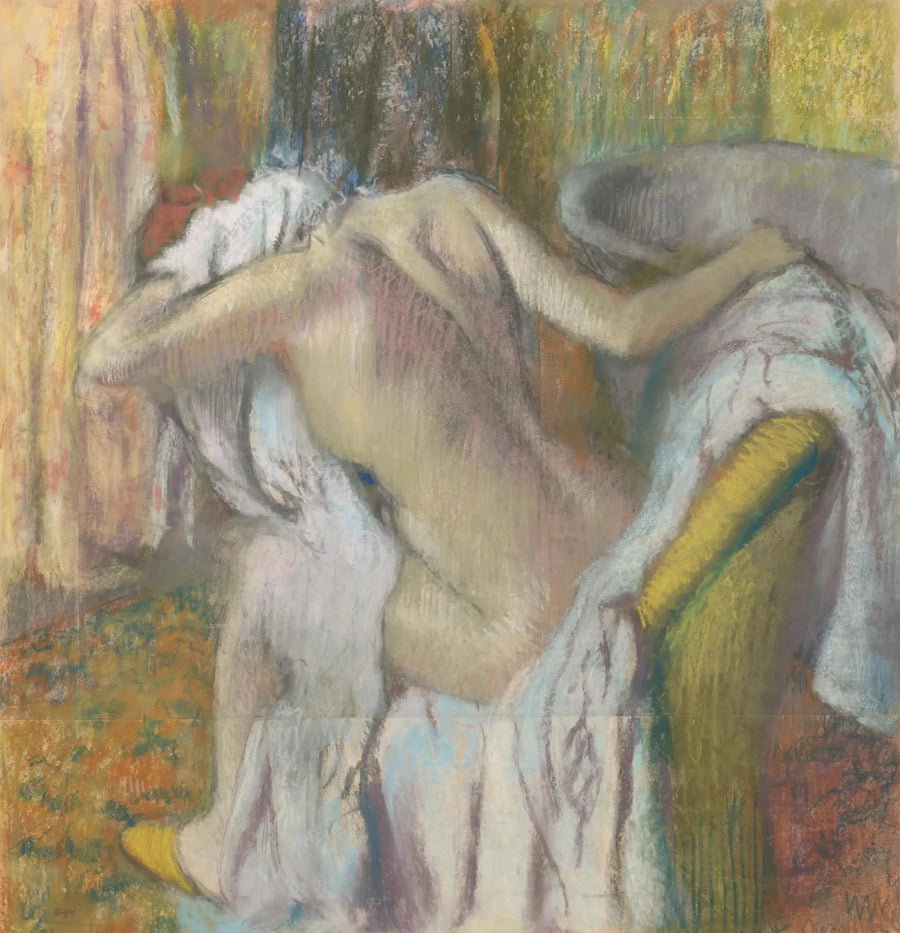 Banyodan sonra, kendini silen kadın - Edgar Degas