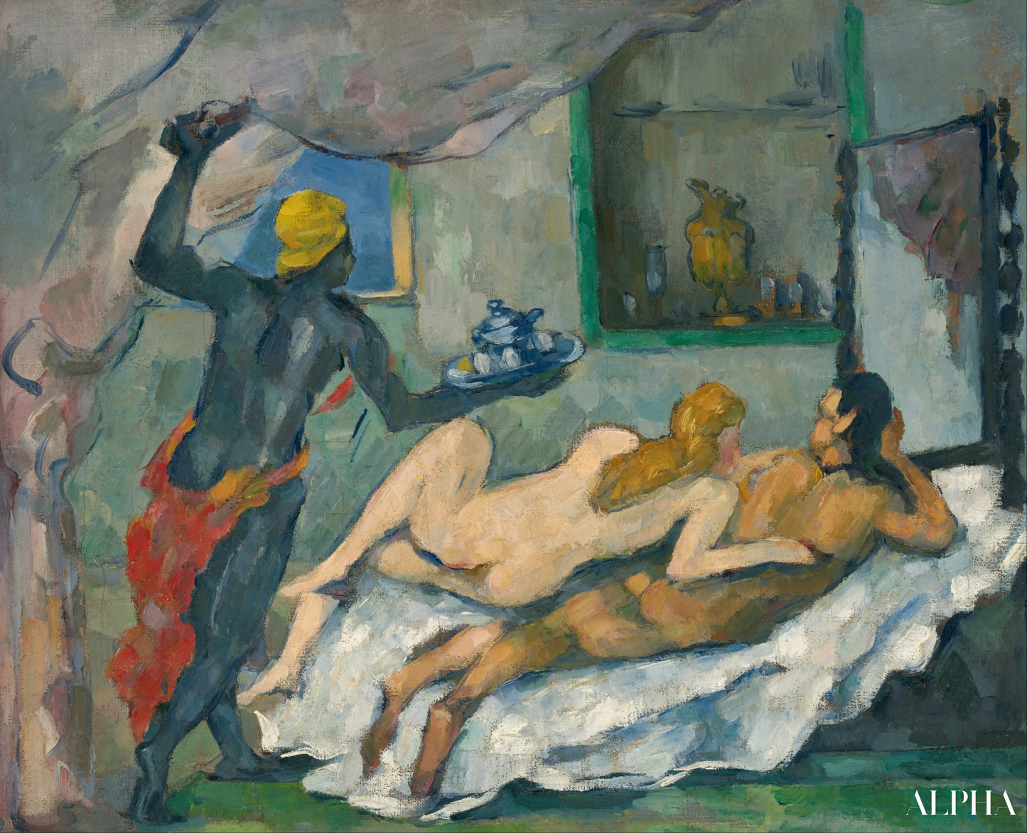 Après-midi à Naples - Paul Cézanne - Reproductions de tableaux et peintures haut de gamme