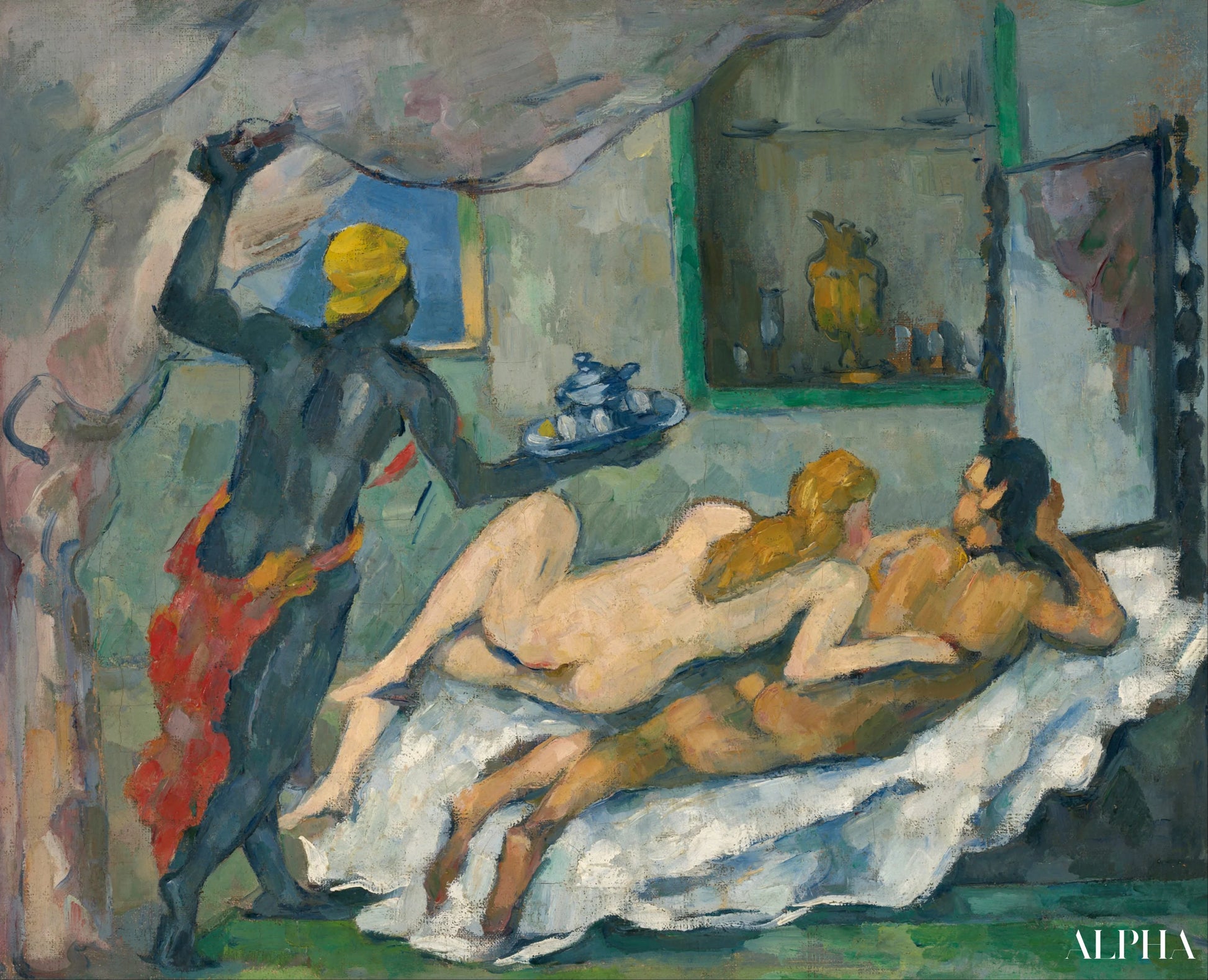 Après-midi à Naples - Paul Cézanne - Reproductions de tableaux et peintures haut de gamme