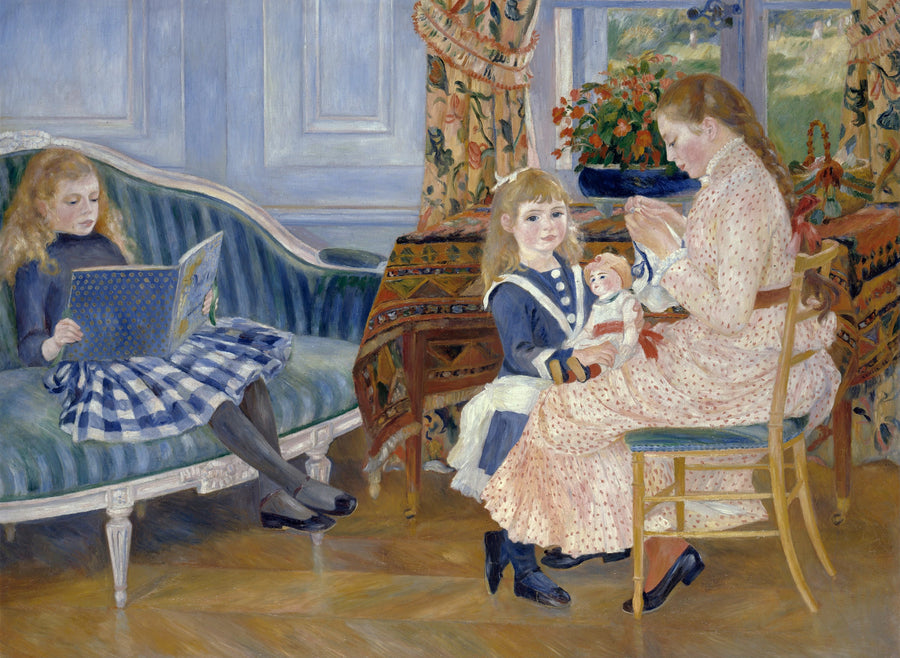 Wargemont'taki Çocukların Öğleden Sonrası - Pierre-Auguste Renoir