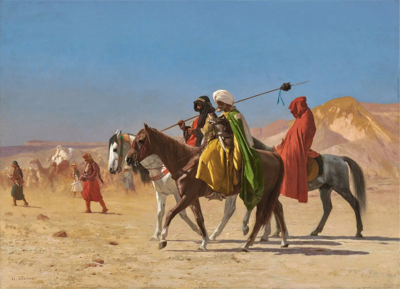 Çölü geçen Araplar - Jean-Léon Gérôme