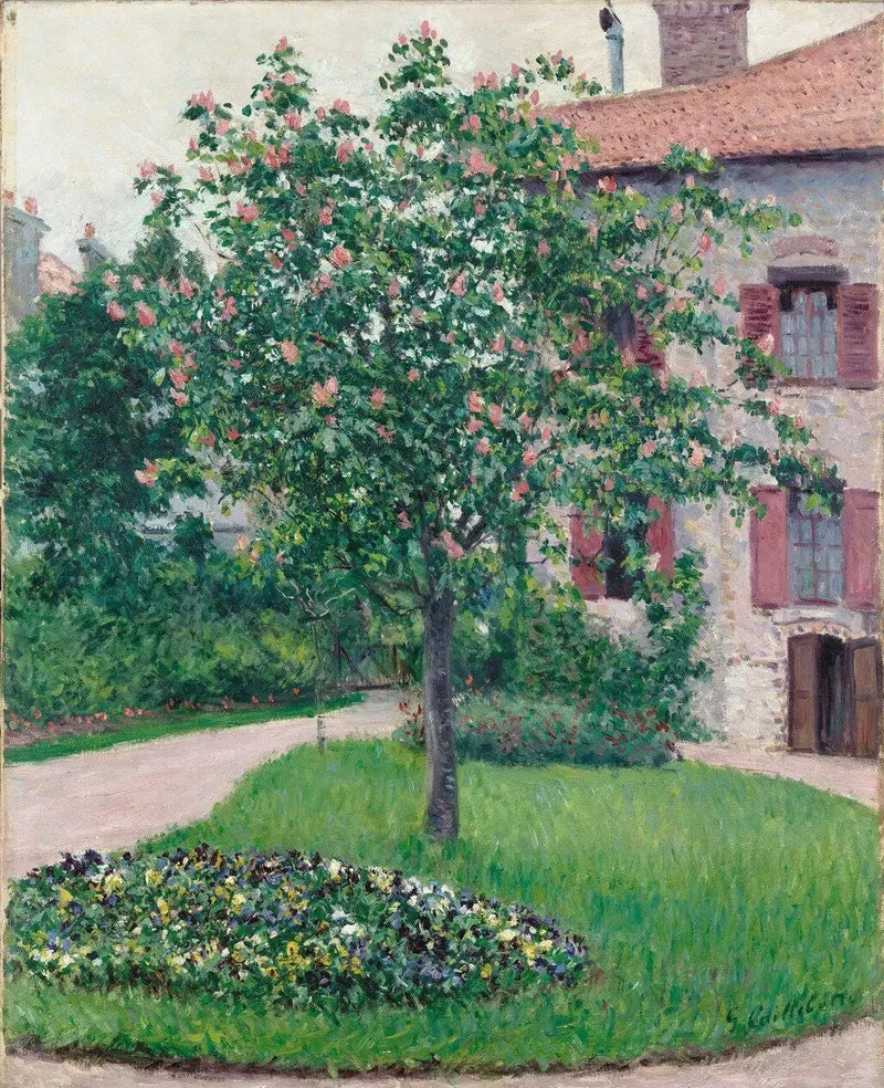Çiçek Açan Ağaç - Gustave Caillebotte