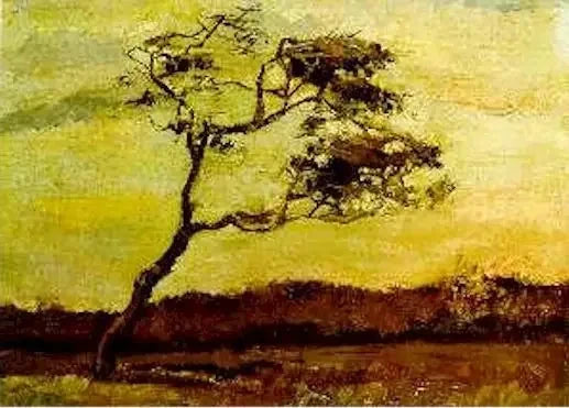 Rüzgarla Sarsılan Ağaç - Vincent van Gogh