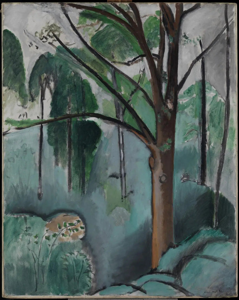 Trivaux Gölü Yanındaki Ağaç - Henri Matisse