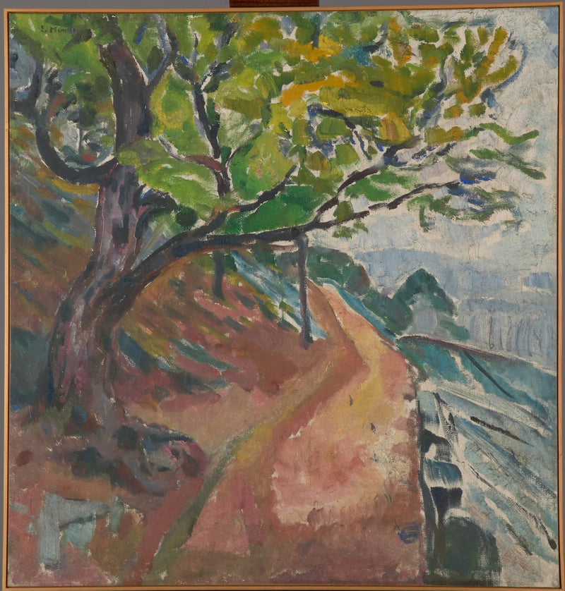Yolda yeşil ağaç - Edvard Munch