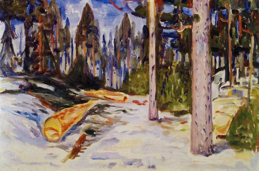 Kesilmiş Ağaçlar - Edvard Munch