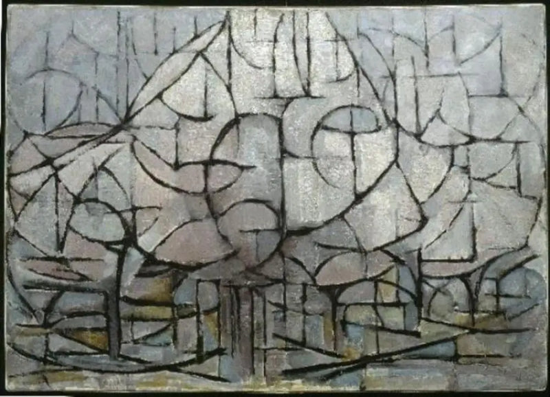 Çiçek Açan Ağaçlar - Piet Mondrian