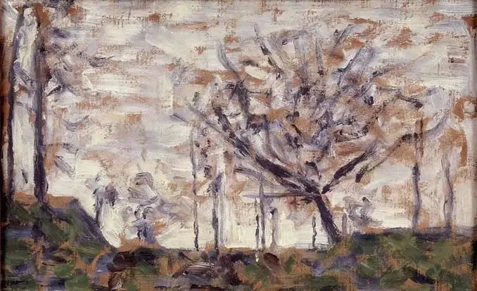 Ağaçlar, kış - Georges Seurat