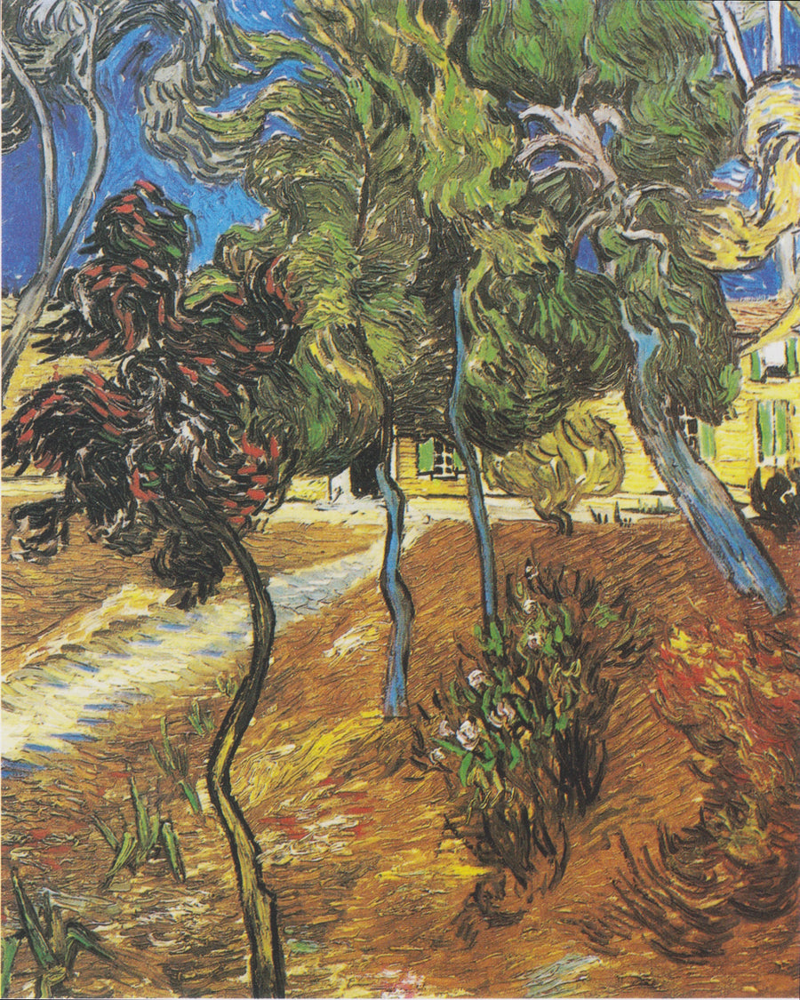 Saint-Paul Hastanesi Bahçesindeki Ağaçlar - Vincent van Gogh