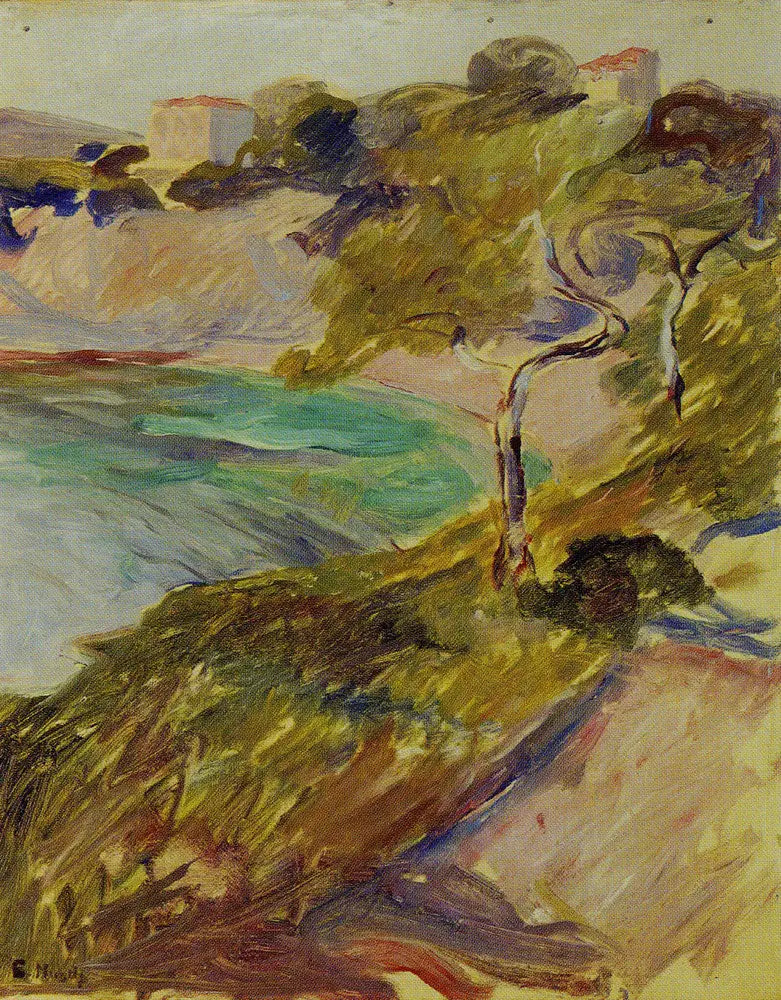 Akdeniz Kenarındaki Ağaçlar - Edvard Munch