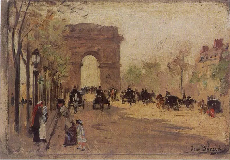 Zafer Takı ve Champs-Élysées - Jean Béraud