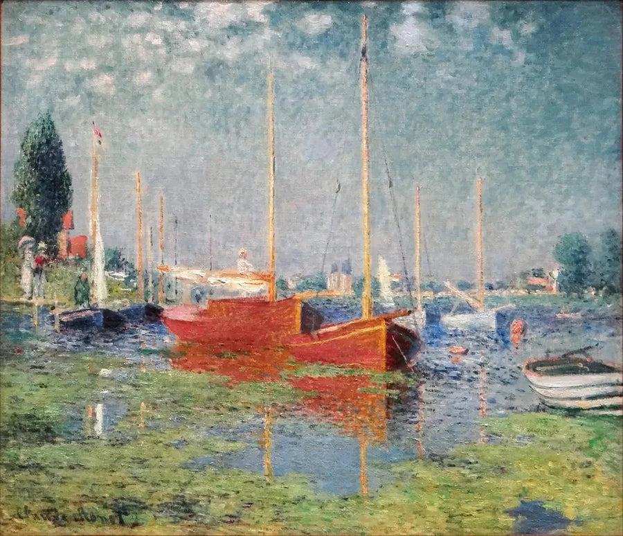 Kırmızı tekneler, Argenteuil - Claude Monet