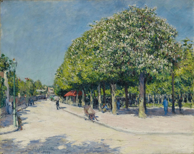Argenteuil, lunapark - Gustave Caillebotte