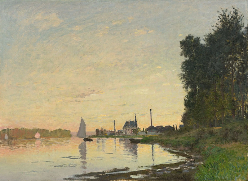 Argenteuil, öğleden sonra sonu - Claude Monet
