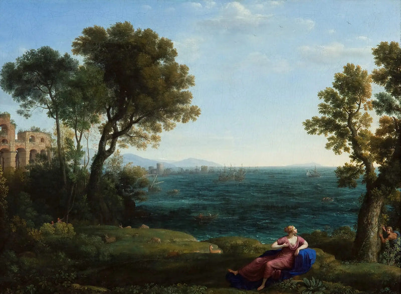 Ariane ve Bacchus Naxos'ta - Claude Lorrain