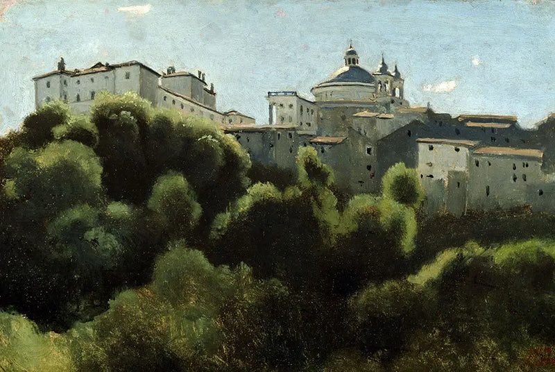 Ariccia, Chigi Sarayı - Jean-Baptiste Camille Corot