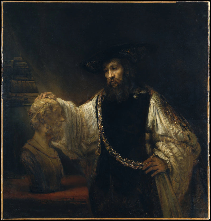 Aristoteles, Homeros'un Büstünü Seyrediyor - Rembrandt