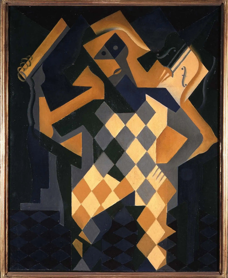 Arlequin violonla - Juan Gris