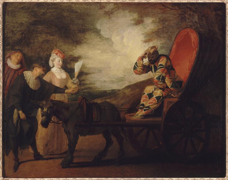 Arlequin İmparator Ayda - Antoine Watteau