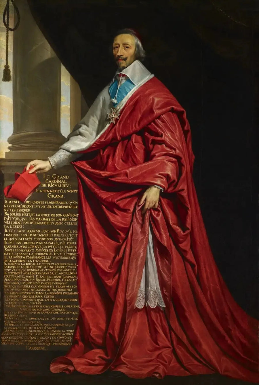 Armand, Richelieu Kardinali (1585-1642) - Philippe de Champaigne