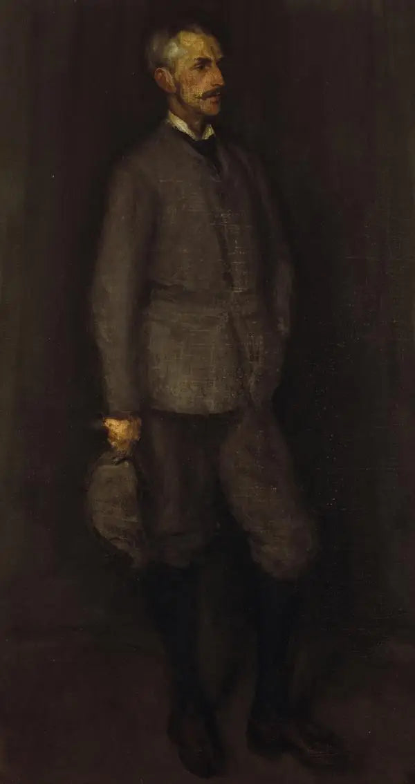 Gri ve yeşil düzenleme. John James Cowan'ın portresi (1846 - 1936) - James Abbott McNeill Whistler
